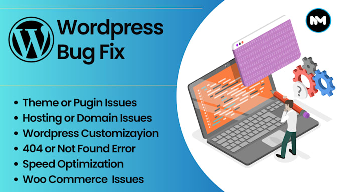 fix wordpress bugs, woocommerce issues and speed optimize website