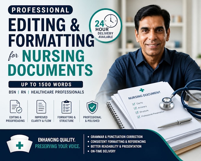 professionally edit and format your bsn rn nursing document
