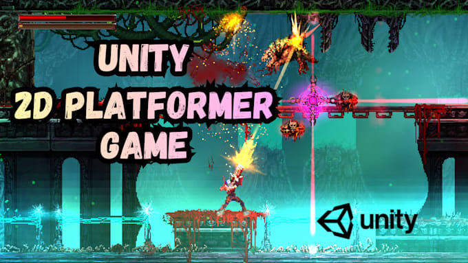 design and develop an addictive unity 2d platformer game for mobile, PC and web