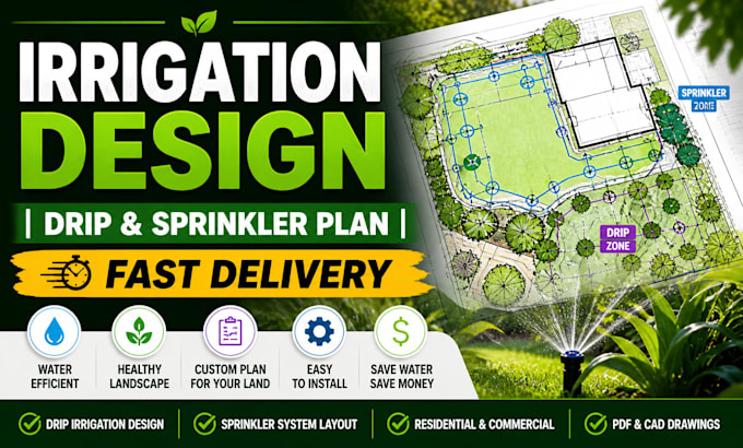 do irrigation design irrigation plan drip irrigation sprinkler system landscape