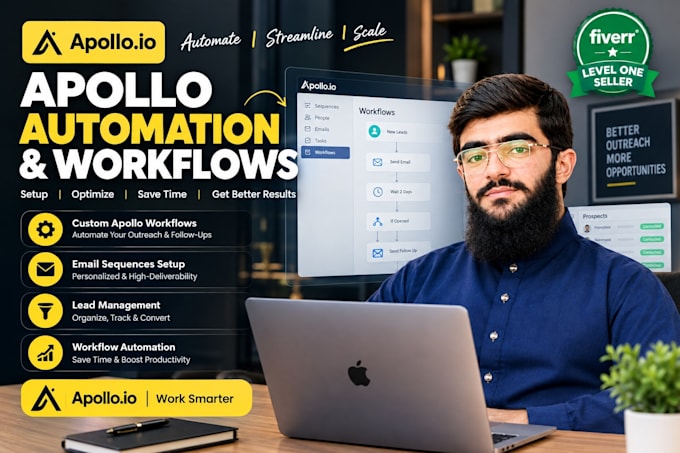 setup apollo io automation workflows