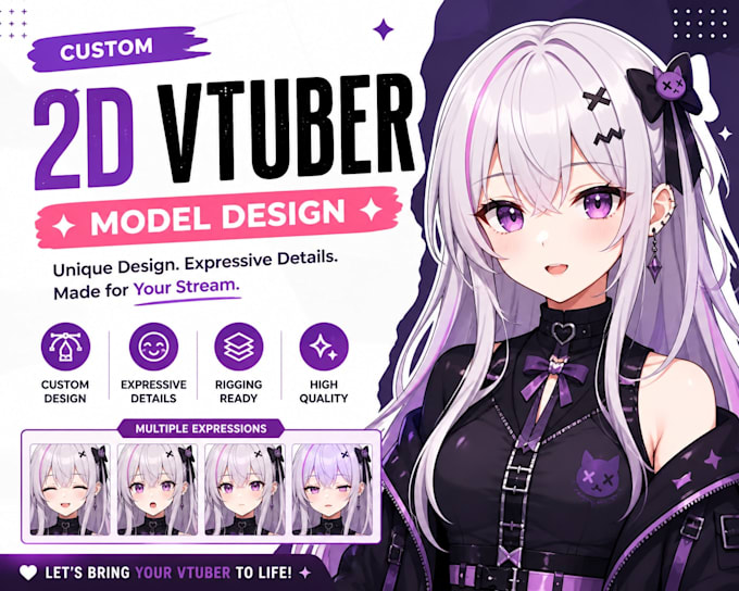 do 2d vtuber model
