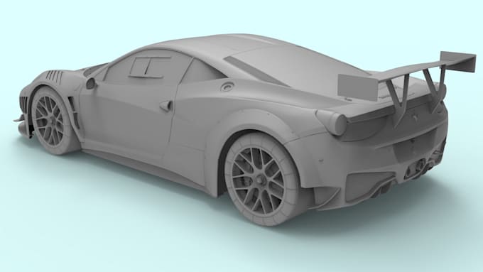3d car model for 3d printing