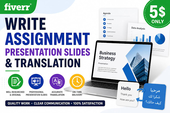 provide assignments, powerpoint presentation and edit documents