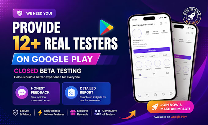 do 12, 20 app tester closed app user mobile app, 12 user testing website testing