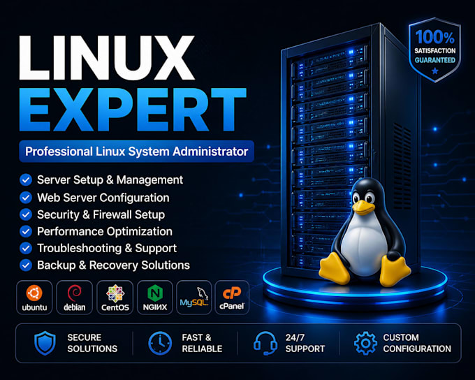 setup, secure, and troubleshoot your linux server