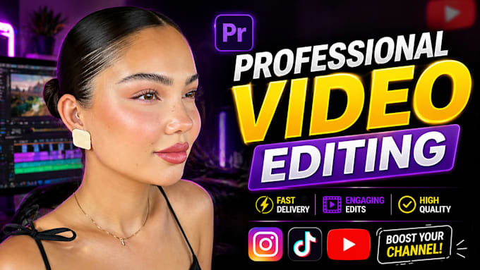 do professional video edit and youtube video editing