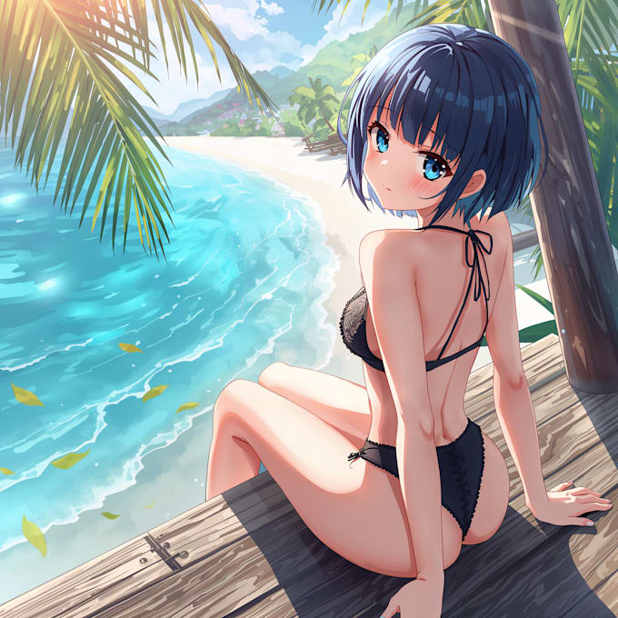 create custom anime art, anime character, or anime illustration