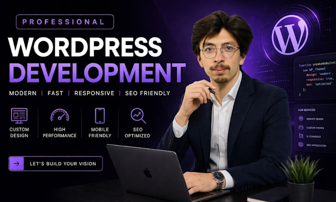 do wordpress web development elementor website designs