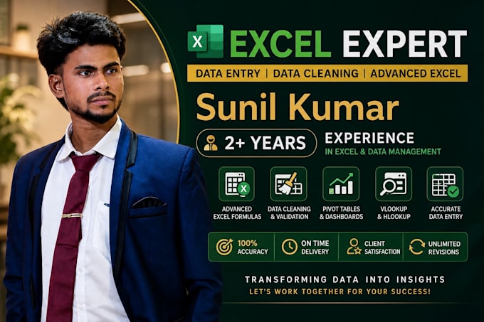 create excel formulas, vlookup, and advanced spreadsheet functions for you