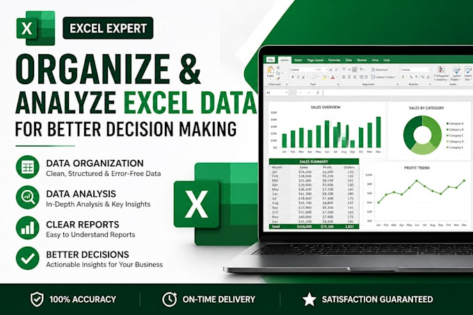 organize and analyze excel data for better decision making