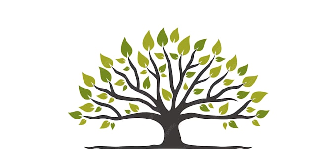 design related tree logo