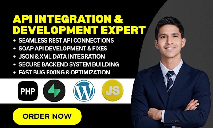 fix develop rest API json XML soap API for apps websites systems