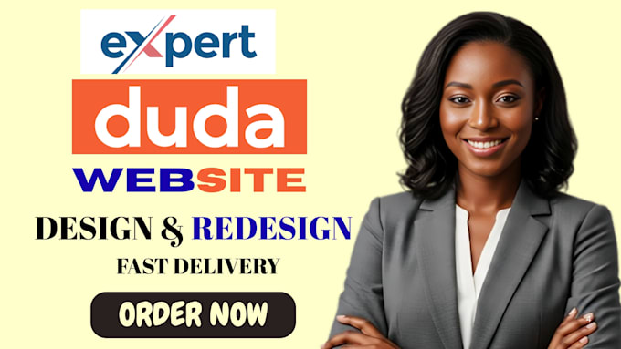 design and develop a modern, responsive website duda