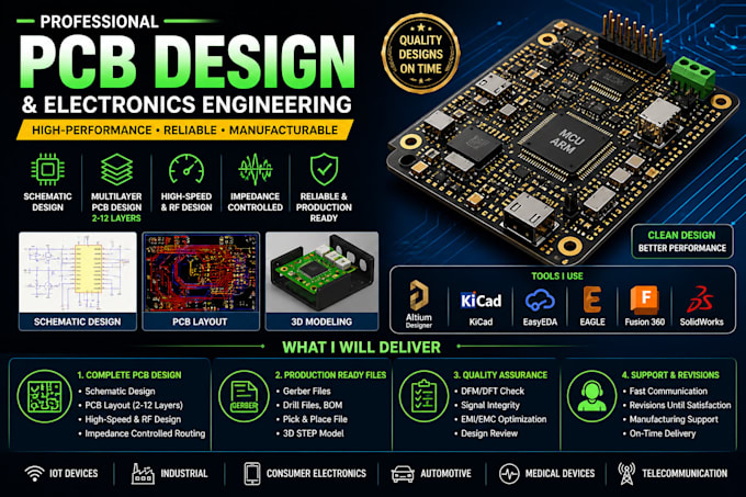 design high frequency multilayer pcb up to 32 layers