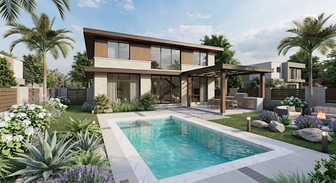 make landscape, backyard, frontyard and pool design