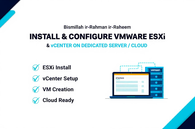 install config vmware esxi vcenter on dedicated server cloud