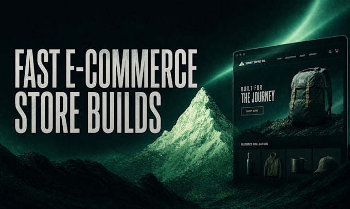 create an e commerce website for your business