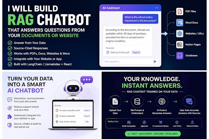 build a chatbot for your documents or website