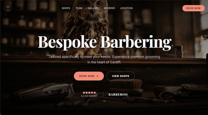 create a modern website for your business