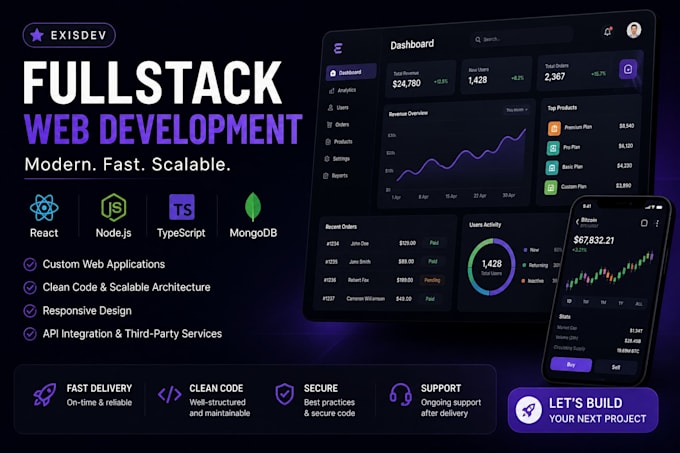 build a fullstack web app using react and node js