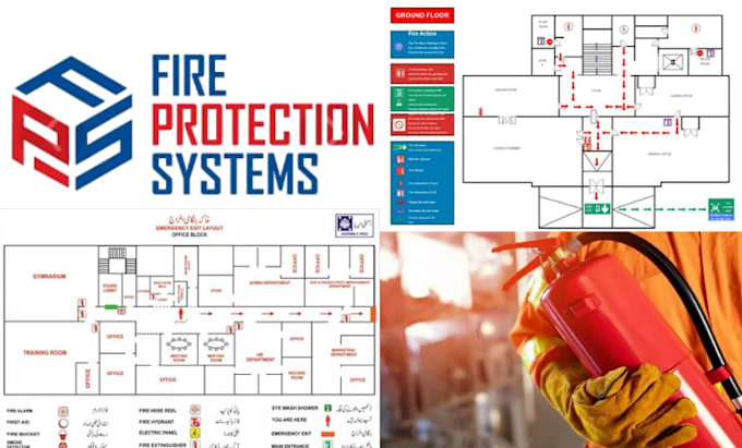 fire protection detection system design complete drawing package