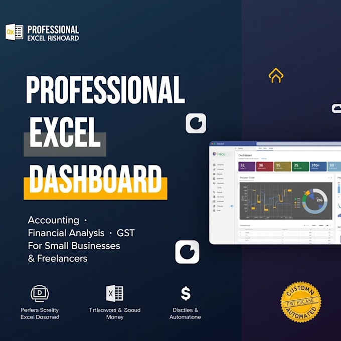 create professional excel dashboard for your business