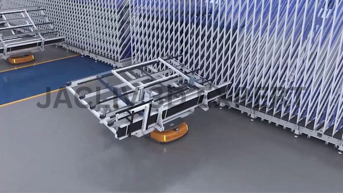 do 3d cnc robotic automation animation factory workflow product line explainer