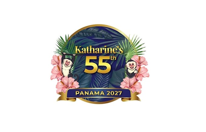 design katharine birthday panama logo