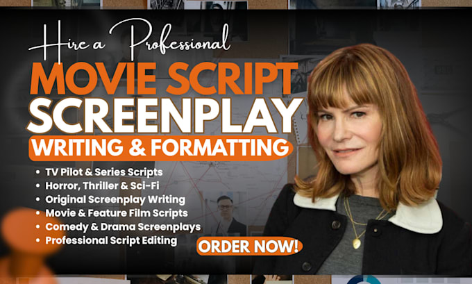 write, edit, format, movie script, screenplay TV series using final draft
