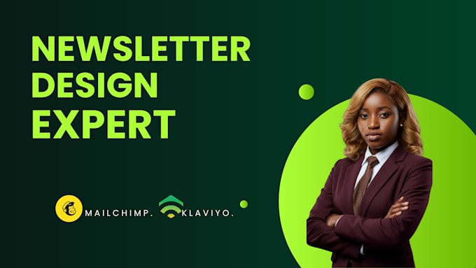 create mailchimp newsletter, email design, klaviyo