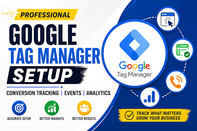 set up google tag manager and conversion tracking