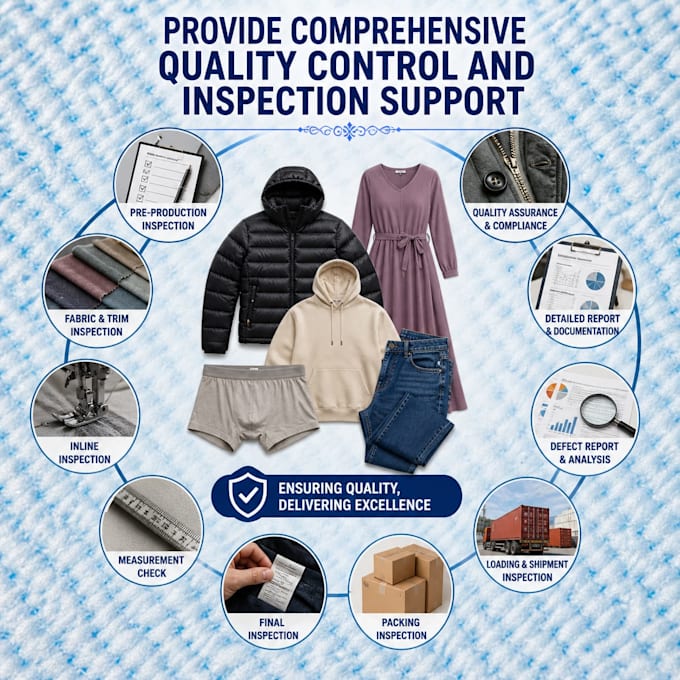provide comprehensive quality control and inspection support