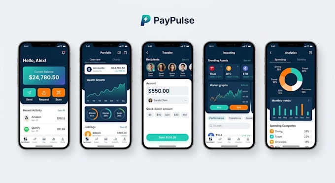 design UI UX for fintech apps