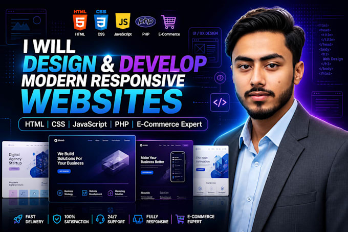 develop custom PHP website with admin panel