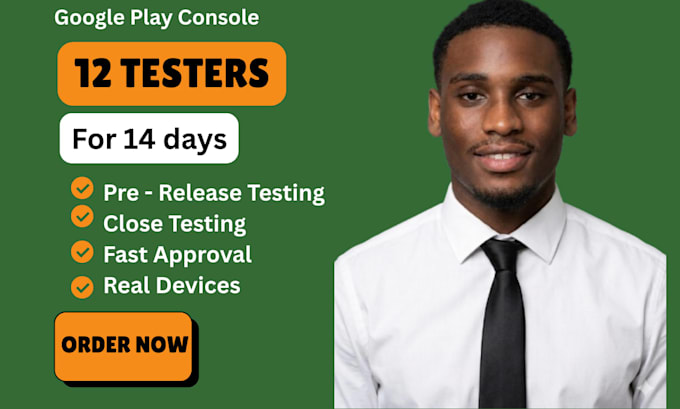 provide 20 app testers for 14 days closed testing