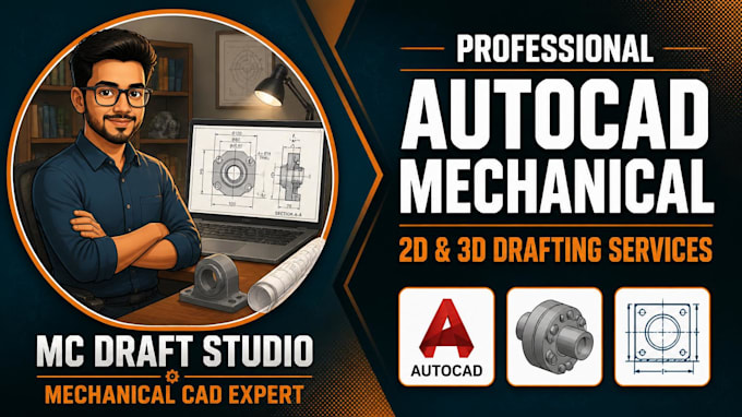 do autocad 2d and 3d mechanical drafting and design