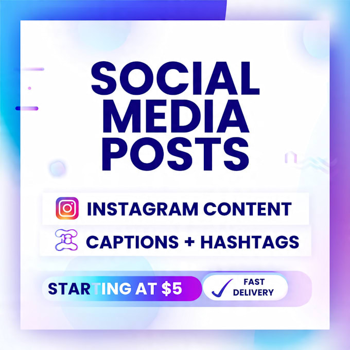 Design professional social media posts for instagram and facebook by ...