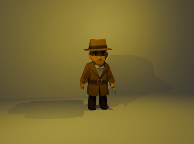 creating lowpoly characters characters for games