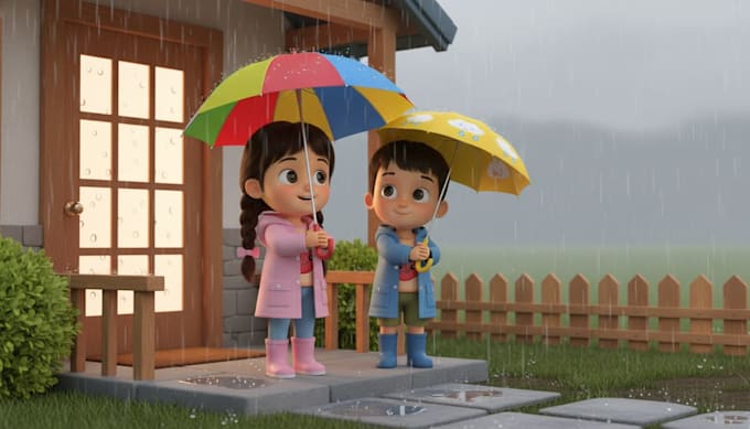 create pixar style ai animation like cocomelon nursery rhymes videos