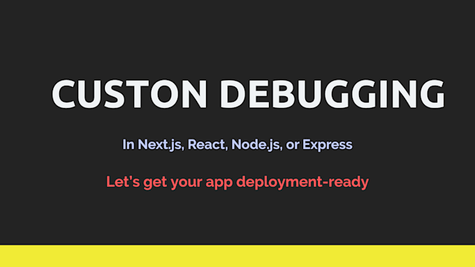 fix bugs in javascript, react, nodejs, or nextjs