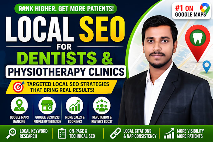 do local SEO for dentists clinics to rank on google maps