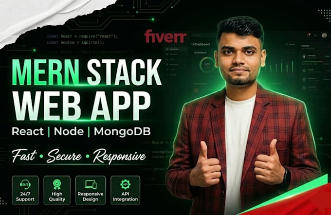 develop full stack mern web application