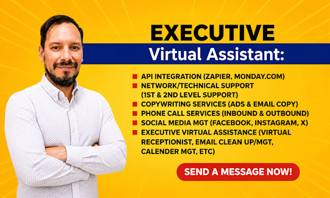 be your virtual assistant in english and spanish