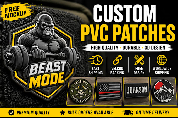 manufacture bulk custom patches with fast shipping