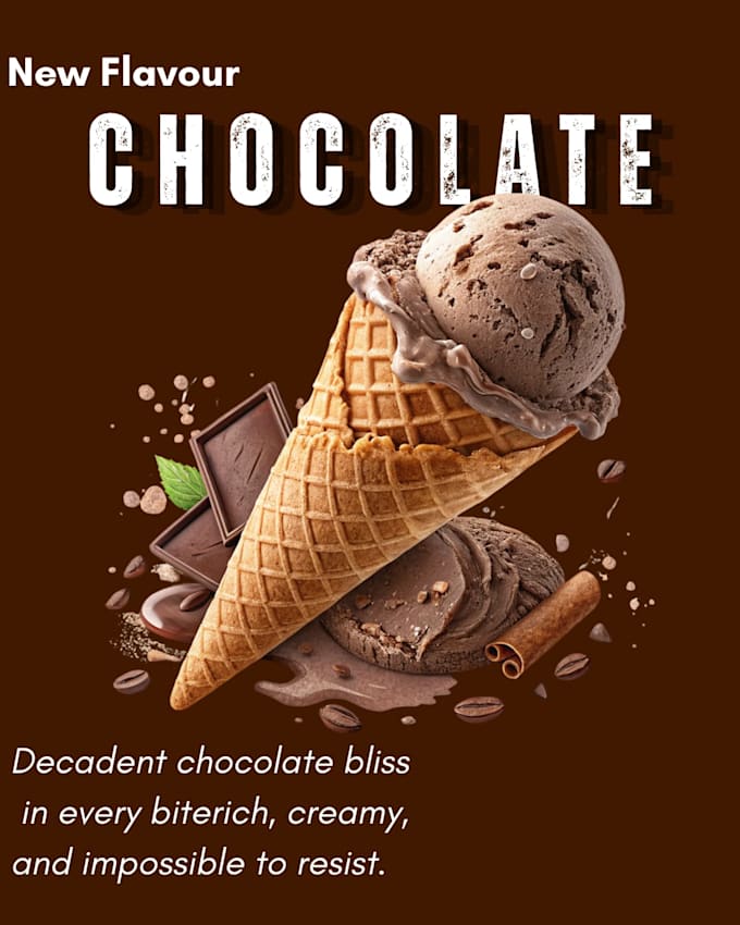 eye catching beverage and restaurant ad designs