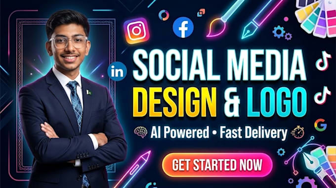 design social media posts and banners using ai tools