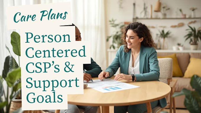 write professional care plans, csps, and support goals for disability services