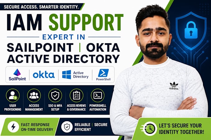 fix sailpoint, okta, active directory iam issues and user provisioning