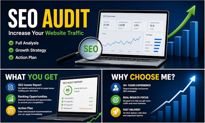 do a complete SEO analysis to grow your website traffic